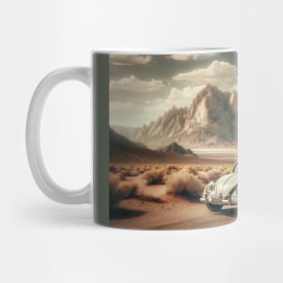 Volkswagen Beetle in the Desert Mug